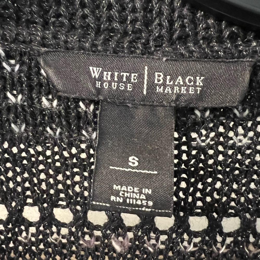 WHBM Sweater Cardigan with Ruffles…Size: Small - Picture 3 of 11